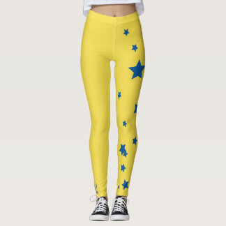 Legging Uau! Caneleiras de Síndrome de Down da estrela