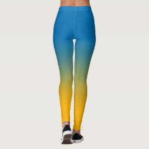 Legging Ucrânia, cores da liberdade