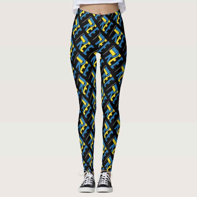 Legging Ucrânia livre (Frente)
