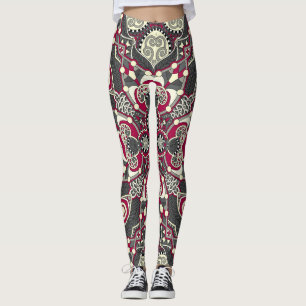 Legging Ucraniano Karakoko: Design de Escarpa do Pescoço d
