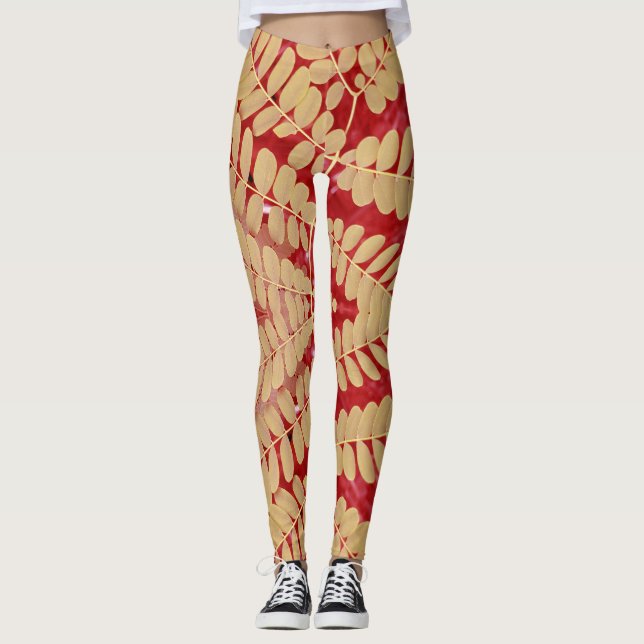 Legging Um abstrato de multicores vibrante"Ratti_Creative_ (Frente)