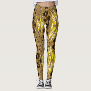 Legging Um abstrato patten colorido "Ratti_Creative_Arts"
