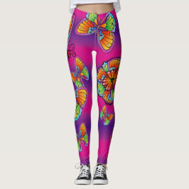 Legging Um bando de borboletas