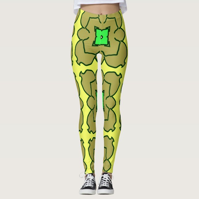 Legging Um clássico de multicor vibrante "Ratti_Creative_A (Frente)