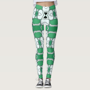Legging Um clássico verde moderno "Ratti_Creative_Arts"
