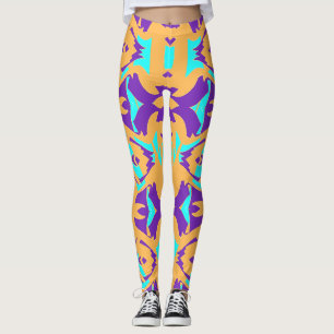 Legging Um clássico vintage multicolor "Ratti_Creative_Art
