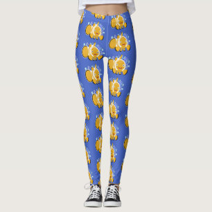 Legging Um desenho animado de animação de peixe-palhaça