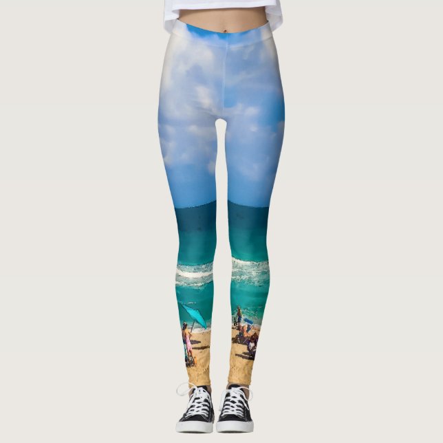 Legging Um dia na praia (Frente)