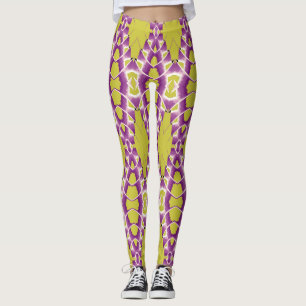 Legging Um padrão colorido "Ratti_Creative_Arts" L