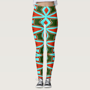 Legging Um padrão colorido "Ratti_Creative_Arts" L