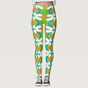 Legging Um padrão colorido "Ratti_Creative_Arts" L