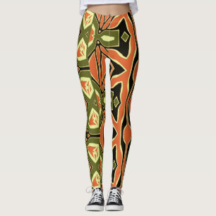 Legging Um padrão de abstrato "Ratti_Creative_Arts" Leggin