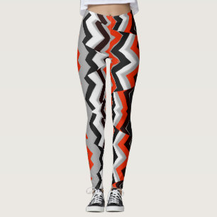 Legging Um padrão zigzag colorido "Ratti_Creative_Arts" Le