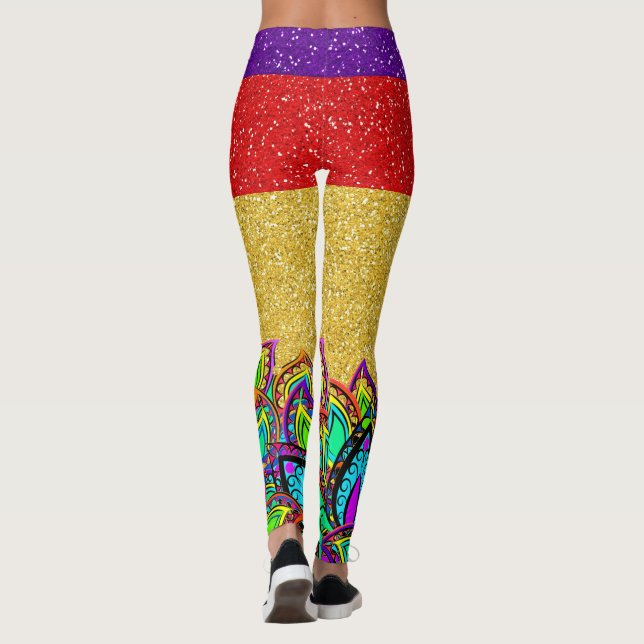 Legging Um pouco de pernas de Pop (Verso)