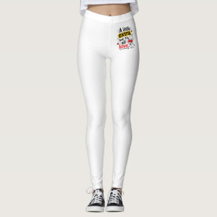 Legging Um Pouco Extra Mas Todo Amor Design Fofo