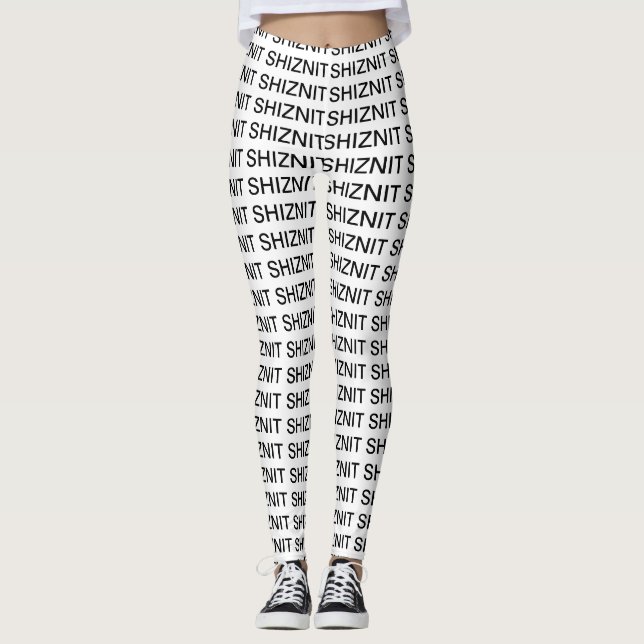 Legging UM TIPO! Gag Gift Shiznit (Frente)