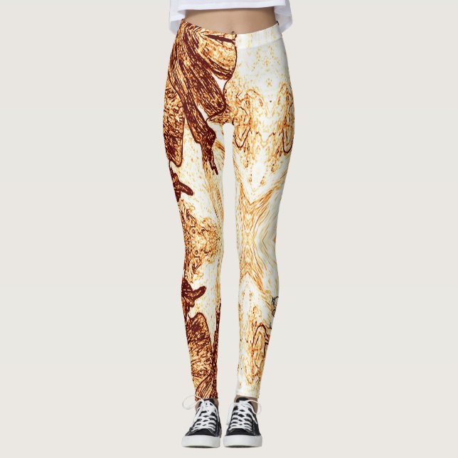 Legging Um Toque de Laranja (Frente)