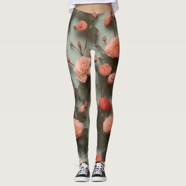 Legging Uma bela design (Frente)