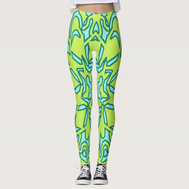Legging Uma clássica e colorida "Ratti_Creative_Arts" Legg (Frente)
