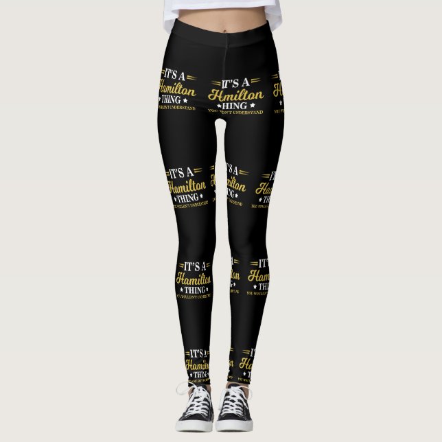 Legging Uma coisa de Hamilton que você não entenderia (Frente)
