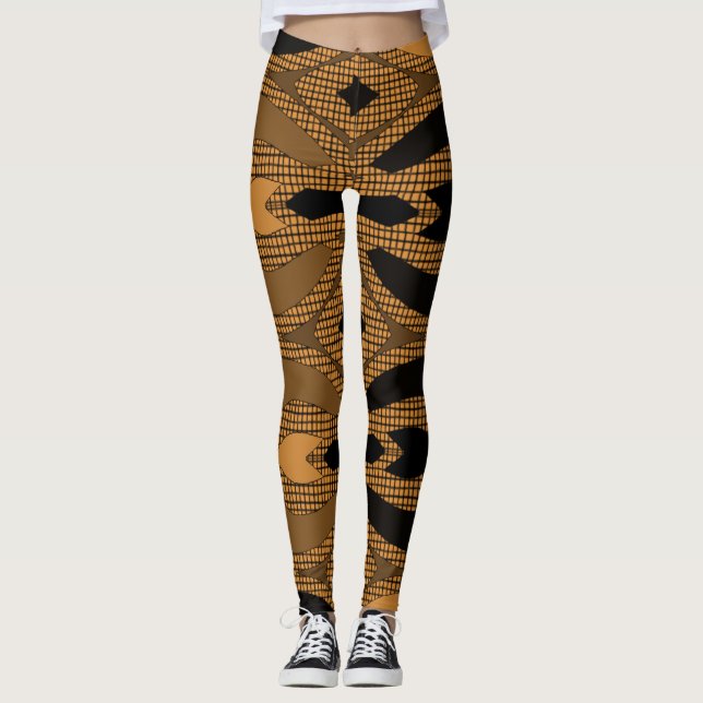 Legging Uma cor múltipla exclusiva "Ratti_Creative_Arts" (Frente)