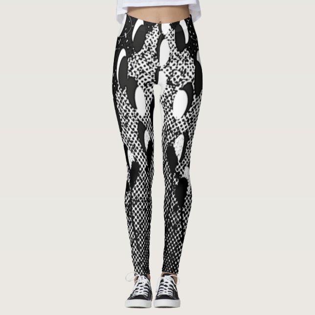 Legging Uma dança de sombras e luz, Yoga (Frente)