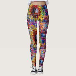 Legging Uma explosão de cor girassol