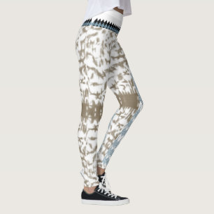 Legging uma foto em preto e branco de um padrão