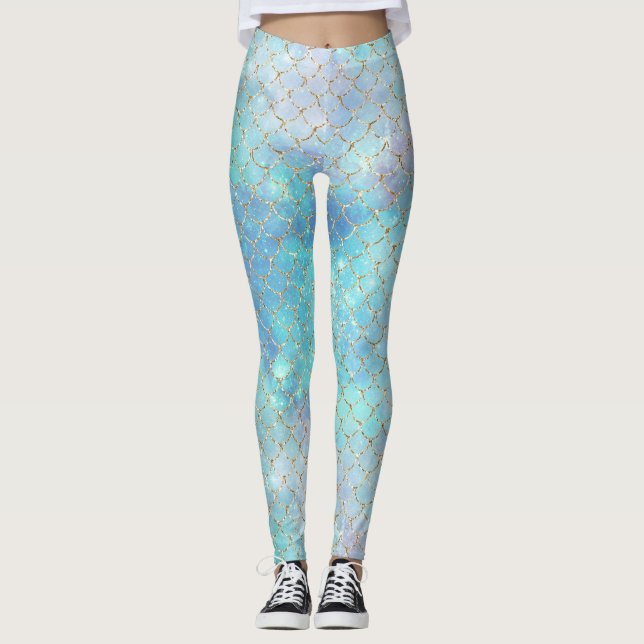 Legging Uma Galáxia de Sereia Série Design 2  (Frente)