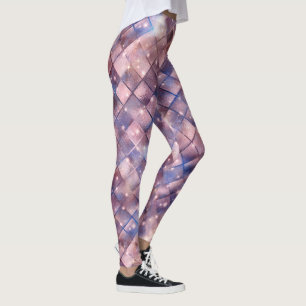 Legging Uma Galáxia Reluzente Série Design 4