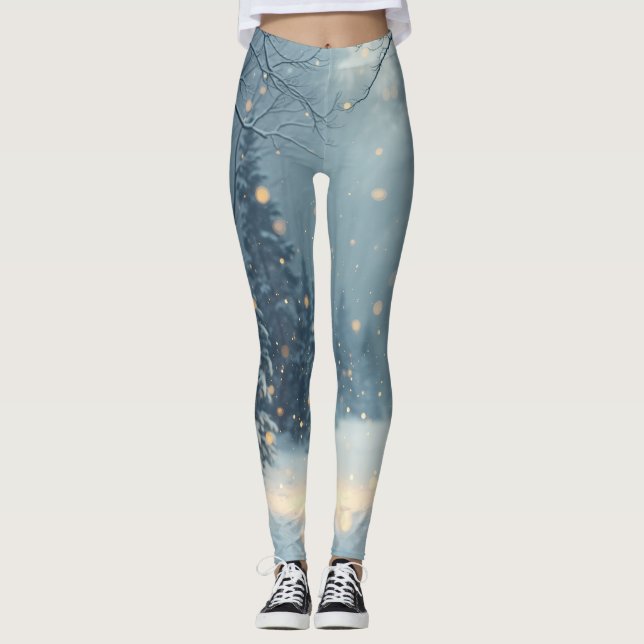 Legging Uma história de inverno quente (Frente)