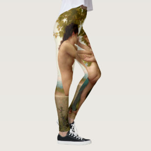 Legging Uma Jovem Se Defendendo Contra Eros