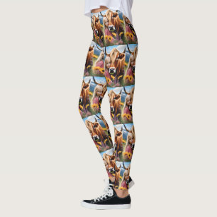 Legging **"Uma Ligação das Terras Altas: Uma Criança e Sua