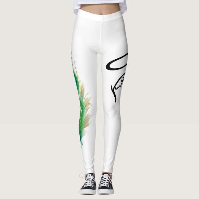 Legging Uma linda calça personalizada  (Frente)