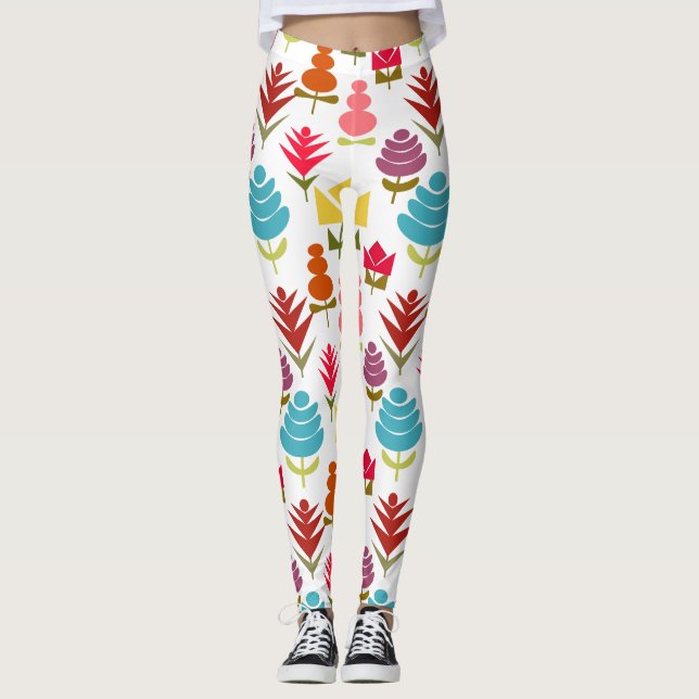 Legging Uma Plethora de Flores (Frente)