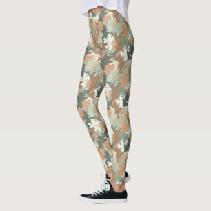 Legging Uma série de Design de Camo realista nº 2