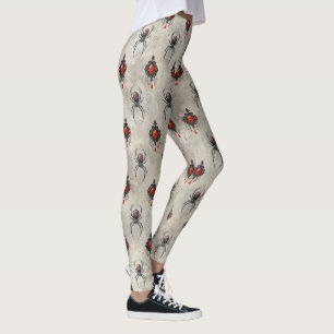 Legging Uma Série de Viúva Negra Design #27