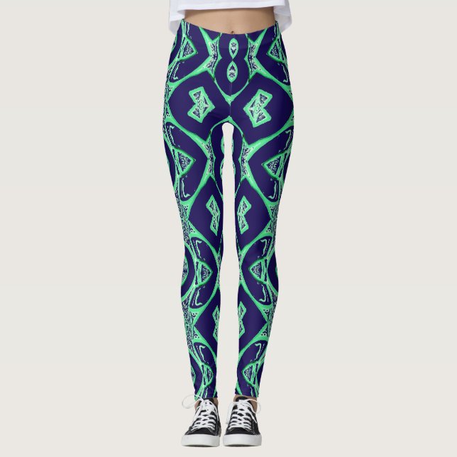 Legging Uma textura vibrante de multicor "Ratti_Creative_A (Frente)