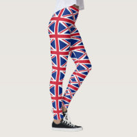 União Jack/Leggings de bandeira britânica