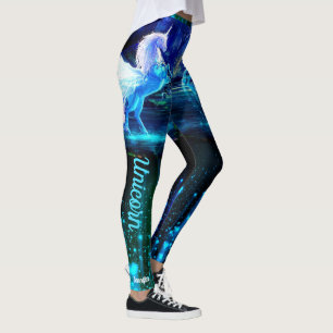 Legging Unicorn Pegasus Dreamer Suas Calças de Yoga de Tex