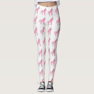 Legging Unicórnio cor-de-rosa