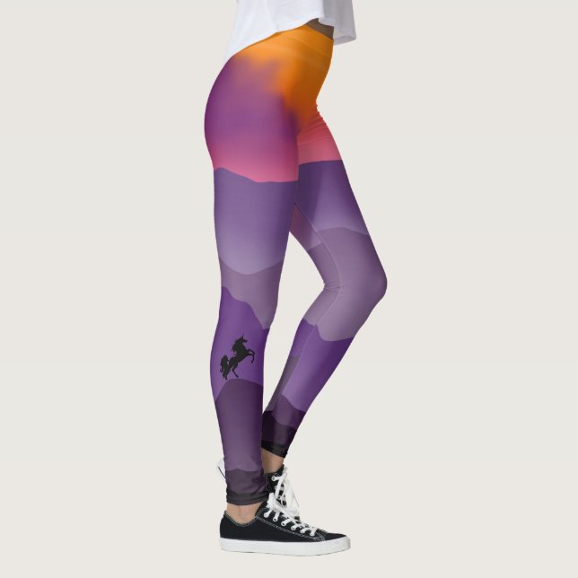 Legging Unicórnio na Cordilheira (Direita)