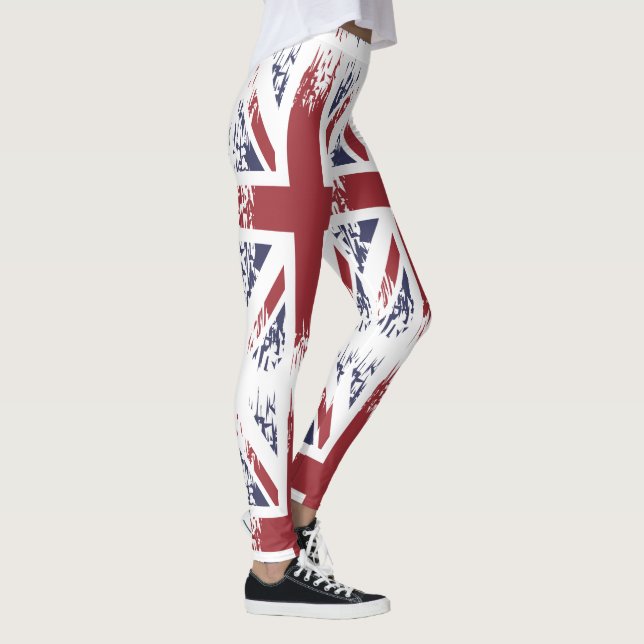 Legging Union Jack (bandeira do Reino Unido), estilo grung (Direita)