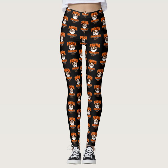 Legging Universidade de Panda - Laranja (Frente)