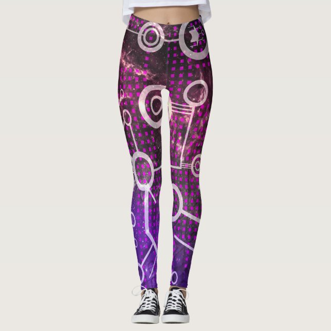 Legging Universo digital (Frente)