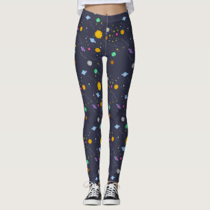 Legging Universo, espaço, leggins da fantasia para