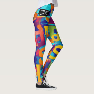 Legging "Urbanas Víbias: Chapéus em Harmonia"