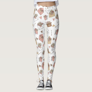 Legging Urso Fofo e Corações -- Berçário Pastel (5)