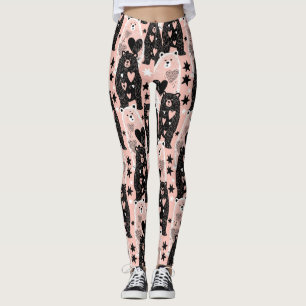 Legging Urso Fofo - Floresta de Pastéis Suaves (4)