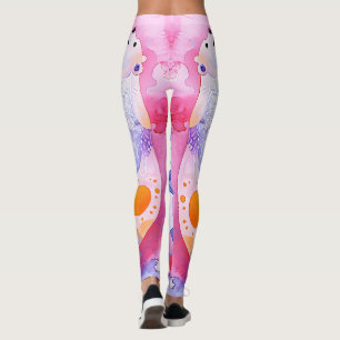 Legging Urso Nórdico em Aquarela